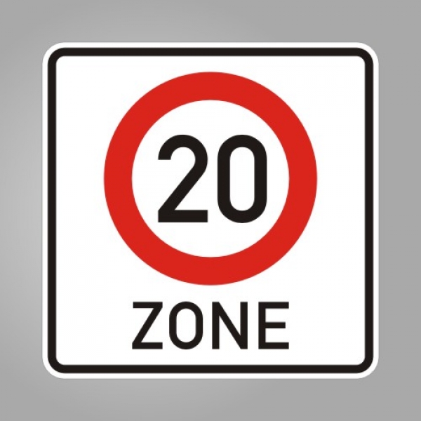 Zonenschild zum 20. Geburtstag, Zone Anfang 20